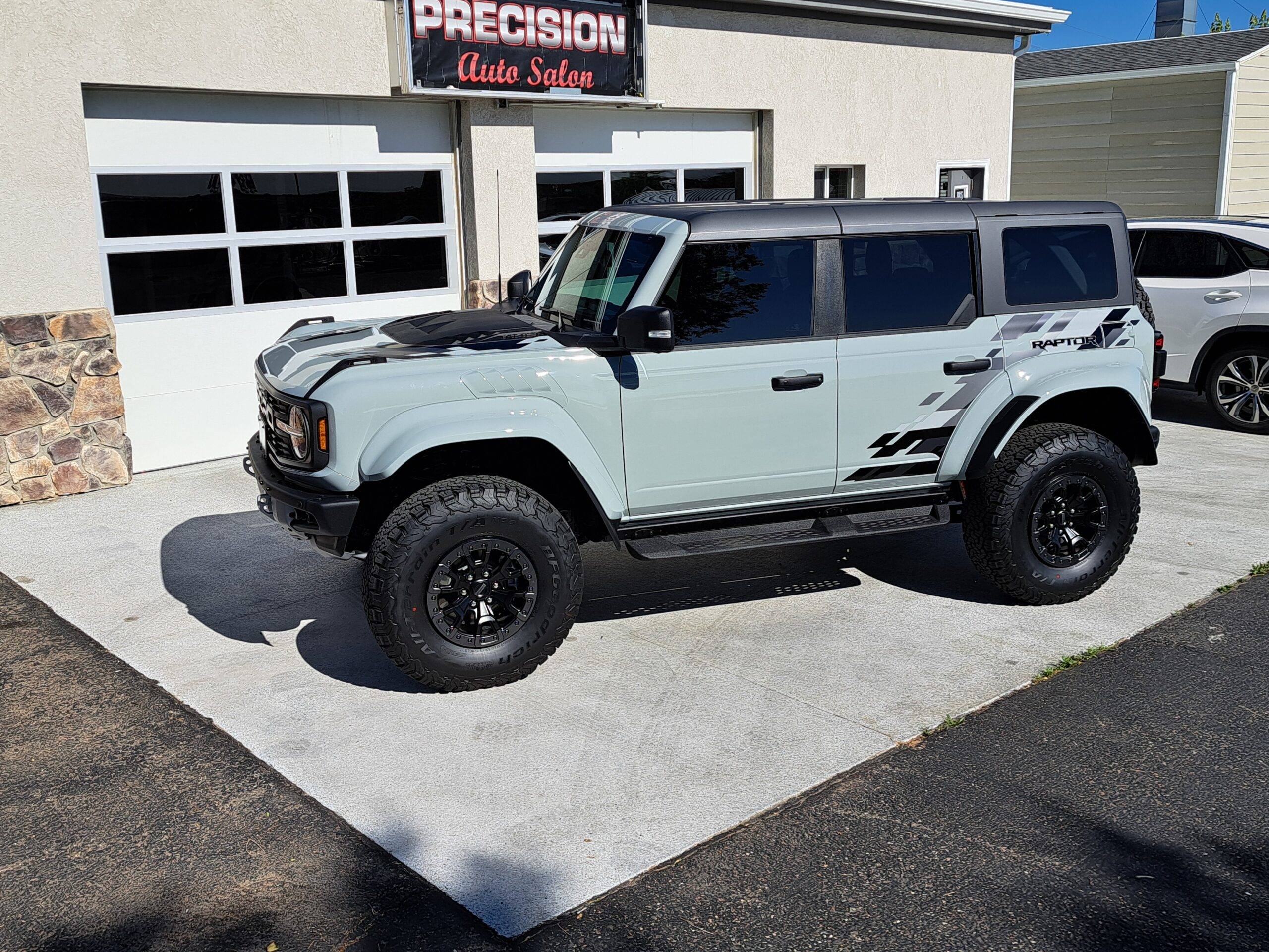 car parked under bright sun protected by ceramic window tint to reduce interior heat