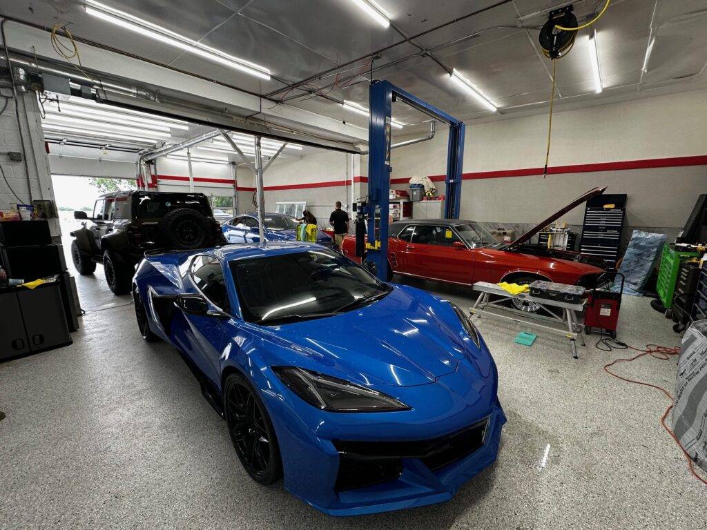 Vehicle with professional ceramic window tint applied for heat and UV protection.