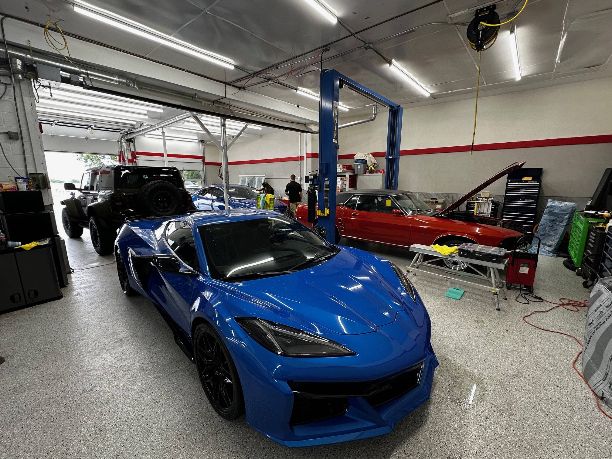 luxury car with sleek ceramic window tint providing privacy and protection